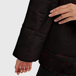 Куртка зимняя женская Черный клевер, цвет: 3D-светло-серый — фото 2
