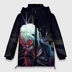 Куртка зимняя женская Токийский Гуль, цвет: 3D-черный