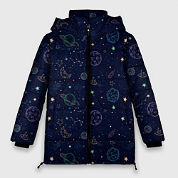Женская зимняя куртка Далекий космос