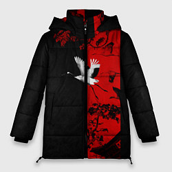 Куртка зимняя женская ЖУРАВЛЬ, цвет: 3D-черный