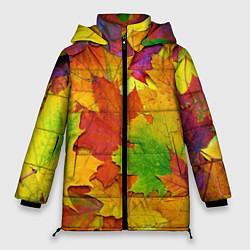 Женская зимняя куртка Осенние листья