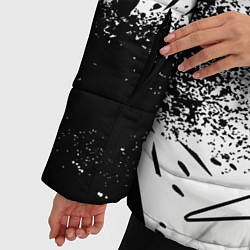 Куртка зимняя женская KIZARU: HAUNTED FAMILY, цвет: 3D-черный — фото 2