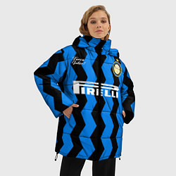 Куртка зимняя женская INTER домашняя 2021, цвет: 3D-черный — фото 2
