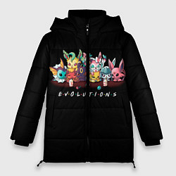 Куртка зимняя женская EVOLUTIONS, цвет: 3D-черный