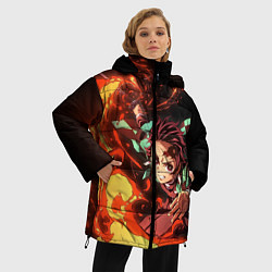 Куртка зимняя женская ТАНДЖИРО, цвет: 3D-черный — фото 2
