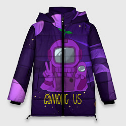 Куртка зимняя женская Among Us x Fortnite, цвет: 3D-черный