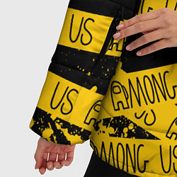 Куртка зимняя женская AMONG US Амонг Ас, цвет: 3D-черный — фото 2