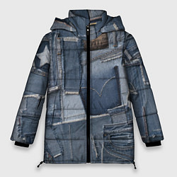 Куртка зимняя женская Jeans life, цвет: 3D-черный