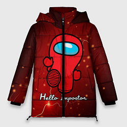 Куртка зимняя женская Hello Impostor, цвет: 3D-черный