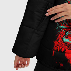 Куртка зимняя женская Death Samurai, цвет: 3D-черный — фото 2