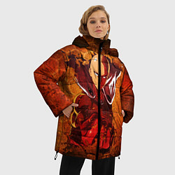 Куртка зимняя женская Ванпанчмен, цвет: 3D-красный — фото 2