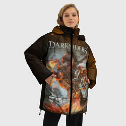Куртка зимняя женская Darksiders Z, цвет: 3D-красный — фото 2