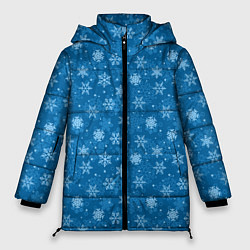 Женская зимняя куртка Снежинки