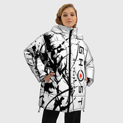 Куртка зимняя женская Ghost of Tsushima, цвет: 3D-черный — фото 2