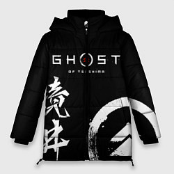Куртка зимняя женская Ghost of Tsushima, цвет: 3D-красный