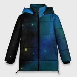 Куртка зимняя женская Туманный космос, цвет: 3D-черный