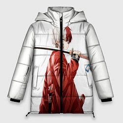 Куртка зимняя женская Шото Тодороки, цвет: 3D-красный