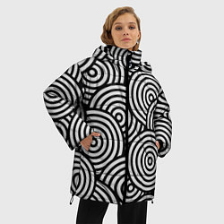 Куртка зимняя женская Цель, цвет: 3D-черный — фото 2