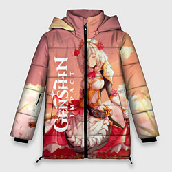 Куртка зимняя женская GENSHIN IMPACT, цвет: 3D-черный
