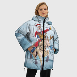 Куртка зимняя женская Хо-кхе-кхе, цвет: 3D-черный — фото 2