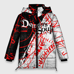 Куртка зимняя женская DEMONS SOULS, цвет: 3D-черный