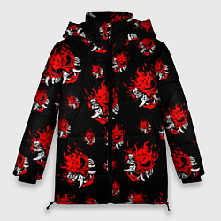 Куртка зимняя женская SAMURAI 2077 PATTERN, цвет: 3D-красный