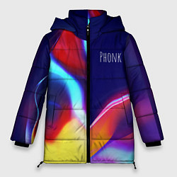 Куртка зимняя женская Phonk Neon, цвет: 3D-черный
