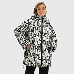 Куртка зимняя женская Grunge, цвет: 3D-черный — фото 2