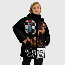 Куртка зимняя женская Ход Королевы, цвет: 3D-черный — фото 2