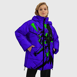 Куртка зимняя женская Евангилион, цвет: 3D-красный — фото 2