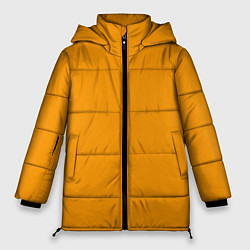 Женская зимняя куртка Цвет Шафран без рисунка
