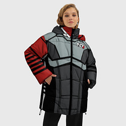 Куртка зимняя женская КОСТЮМ N7 MASS EFFECT N7 М, цвет: 3D-черный — фото 2