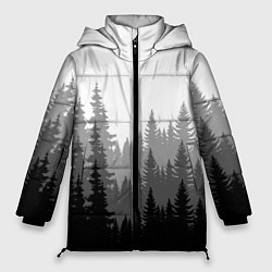 Куртка зимняя женская Темный Лес, цвет: 3D-красный