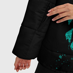 Куртка зимняя женская Неоновый Монстр, цвет: 3D-черный — фото 2