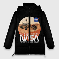 Куртка зимняя женская NASA - Perseverance, цвет: 3D-черный
