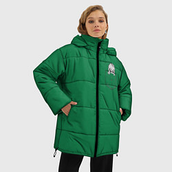 Куртка зимняя женская Карманный пришелец, цвет: 3D-черный — фото 2
