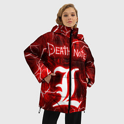 Куртка зимняя женская ТЕТРАДЬ СМЕРТИ, цвет: 3D-красный — фото 2