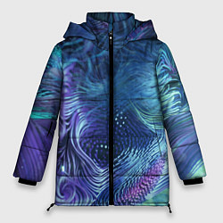 Куртка зимняя женская Абстракция, цвет: 3D-светло-серый