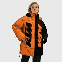 Куртка зимняя женская KTM КТМ Z, цвет: 3D-черный — фото 2
