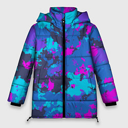 Женская зимняя куртка Неоновые краски