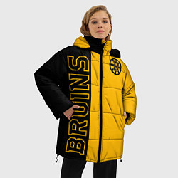 Куртка зимняя женская NHL BOSTON BRUINS, цвет: 3D-черный — фото 2