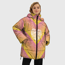 Куртка зимняя женская Сердечко АПВ 74ЛЖ, цвет: 3D-черный — фото 2