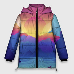 Женская зимняя куртка Красочные Горы