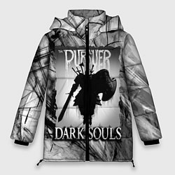 Куртка зимняя женская DARK SOULS ТЁМНЫЙ МИР, цвет: 3D-красный