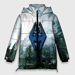 Куртка зимняя женская The Elder Scrolls Довакин, цвет: 3D-черный