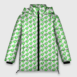 Куртка зимняя женская Мозговые слизни, цвет: 3D-светло-серый