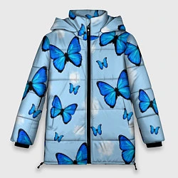 Женская зимняя куртка Бабочки Моргенштерна
