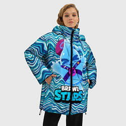 Куртка зимняя женская Сквик Squeak Brawl Stars, цвет: 3D-красный — фото 2