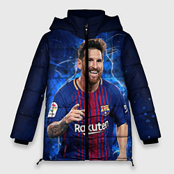 Женская зимняя куртка Лионель Месси Барселона 10