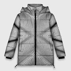 Женская зимняя куртка Линии иллюзия